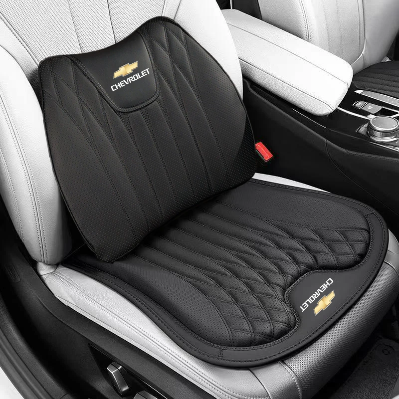 Chevrolet Exclusive Leather Car Seat Cushion Lumbar Support Auto High End Interior For Spark Captiva Corsa Aveo Matiz Onix Cruze