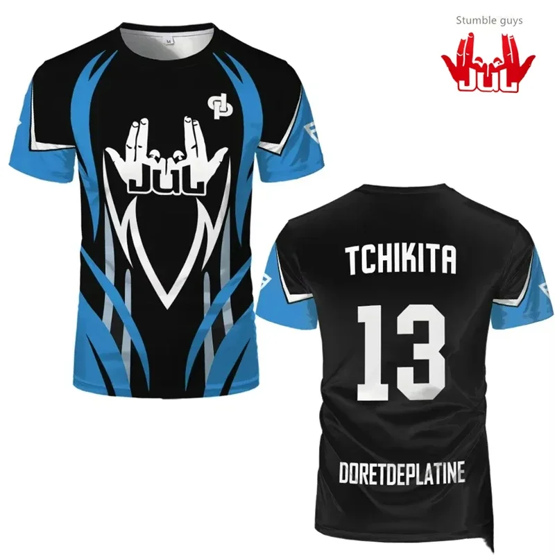 Sommer Schnelltrocknendes Herren 90 Minuten MM9 JUL Fußballtrikot Outdoor-Sport Kinder Jungen Fitness-Training Kurzarm-T-Shirt