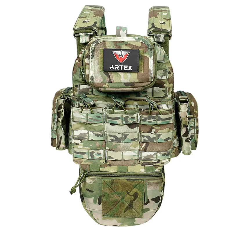 

Multifunctional Full Body Camo Vest Plate Carrier Chalecos tactico Quick Release Security Tactical Vest Removable Tactical Vest