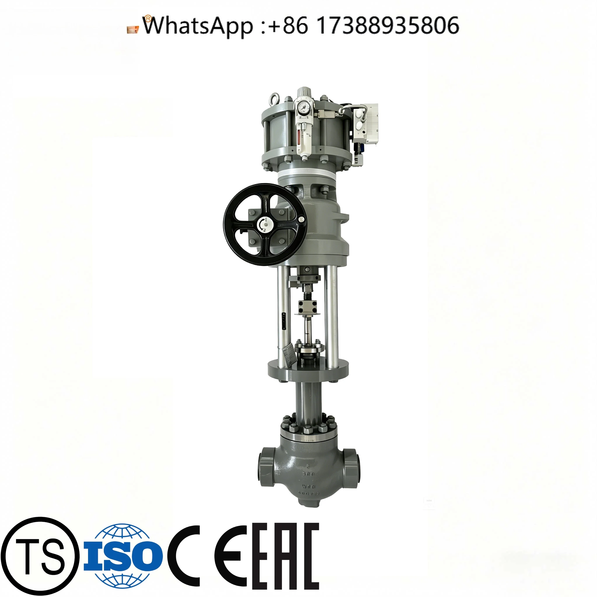 High Pressure Pneumatic Medium Temperature Control Globe Valve Heavy Duty High Temperature Resistant Industrial Pipeline OEM