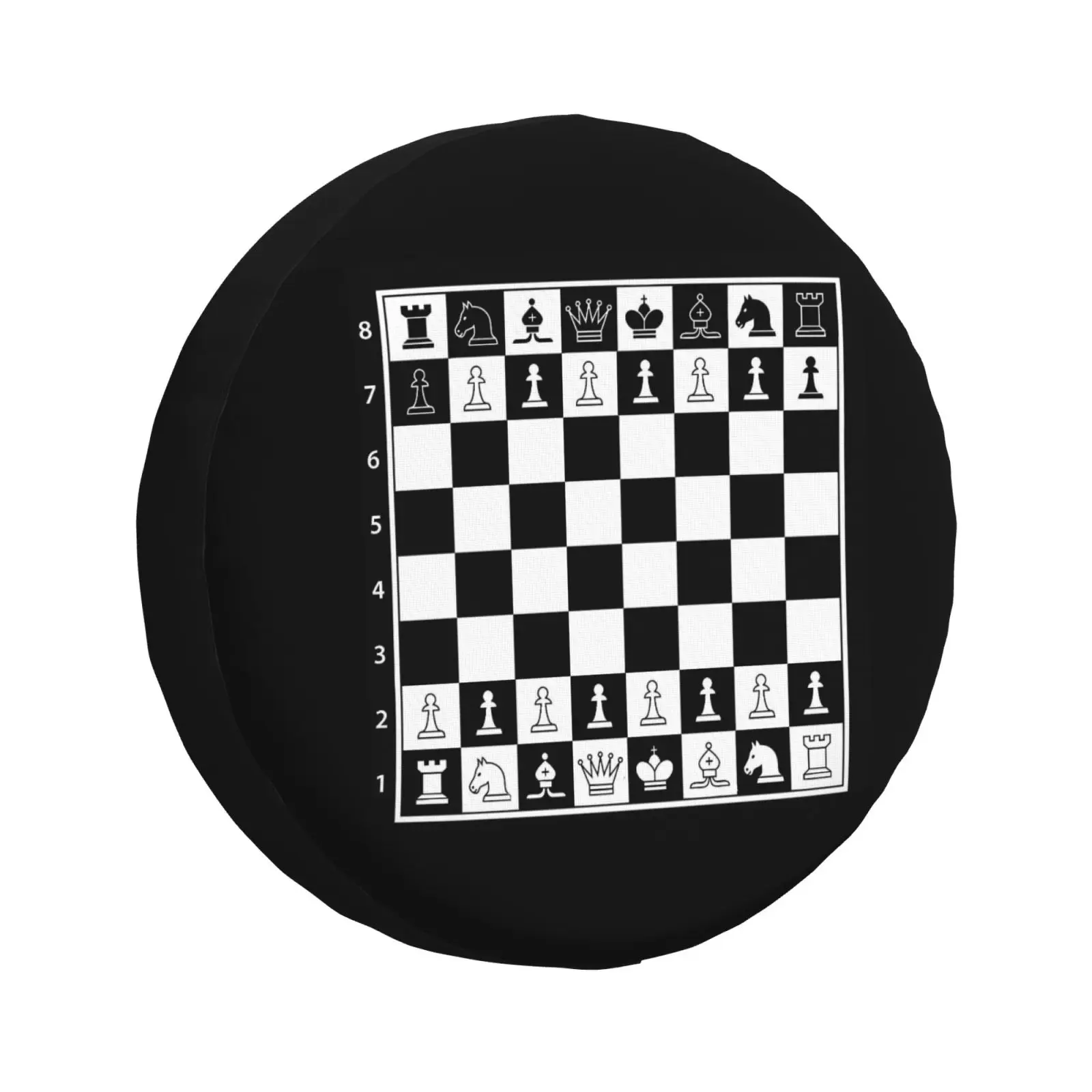 

Пользовательские Think Chess Pieces Player, чехол для запасного колеса для Mitsubish Game RV Camper, защитные колеса автомобиля, аксессуары 14 "15" 16 "17