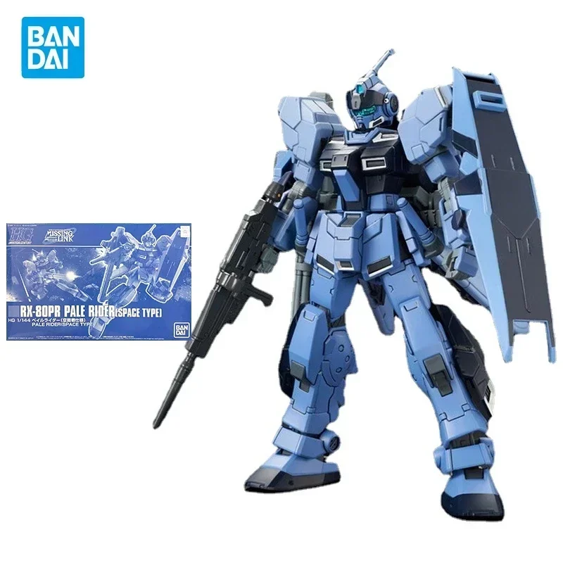 Original Bandai Gundam Model Kit Anime PB HG 1/144 RX-80PR Pale Rider Space Type Gunpla Missing LInk Action Figure toys gifts