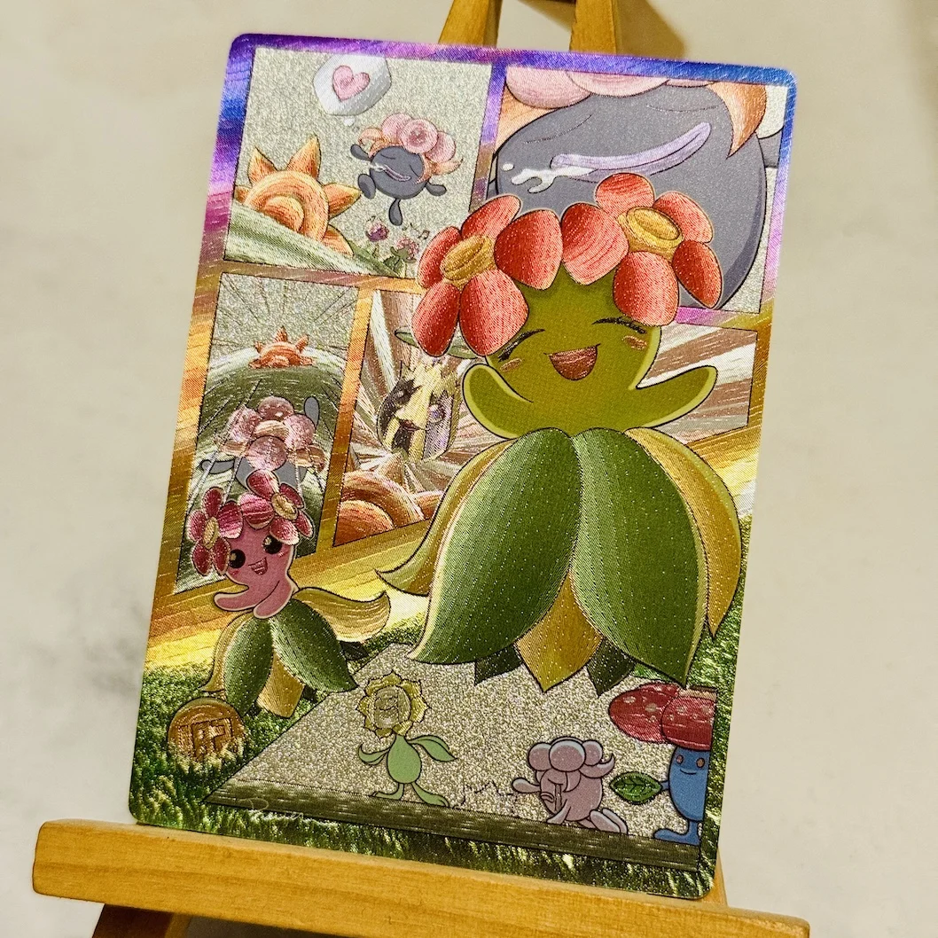 9 Pz/set Ptcg Hoothoot Noctowl Teddiursa Texture Flash Card Gioco Classico Anime Collezione di Carta Regalo Giocattolo