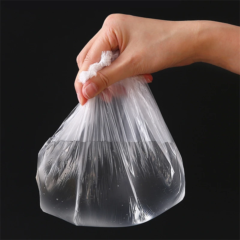 100/200/500/1000 Pcs Disposable Shower Cap Waterproof Headgear Transparent Beauty Hair Dye Salon Elastic Caps