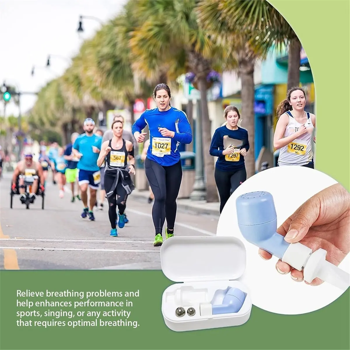 Top Respiratory Trainer Clearing Lung to Protect the Lungs,Flutter Valve Breathing Exercise Device for Lungs,Breathing