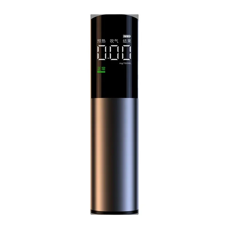 

Alcohol tester High-precision blowing type check drunk driving high-grade alloy convenient charging detector