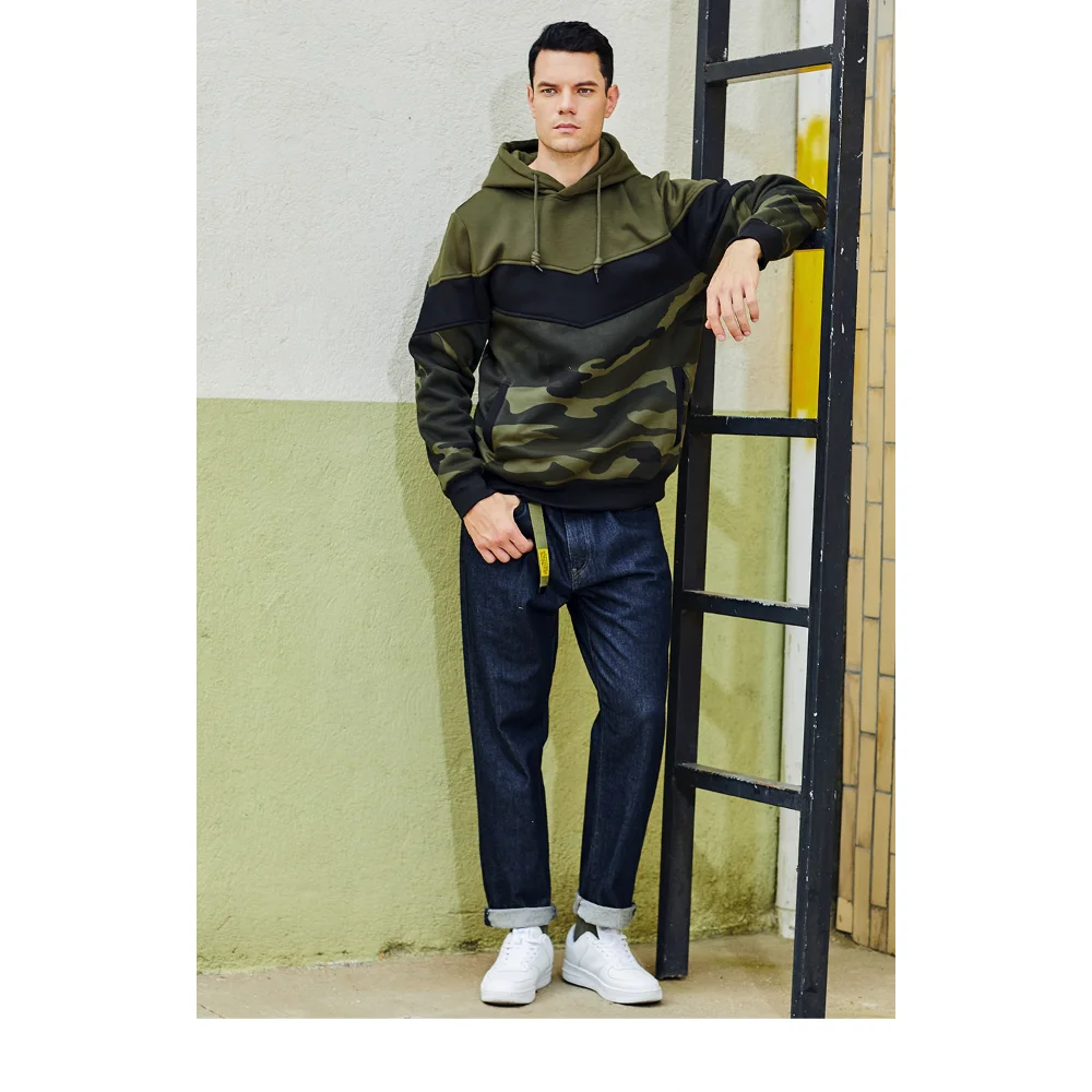 2023 유럽 및 미국 봄 및 가을 컬러 매칭 남성용 후드 스웻셔츠, 캐주얼 트렌드, 느슨한 스포츠 커플 스트리트웨어