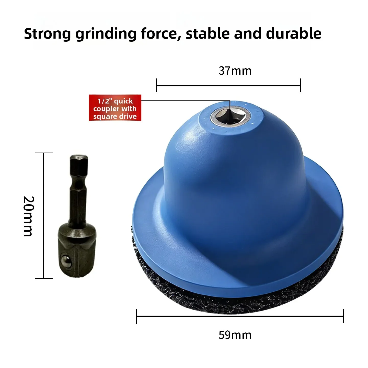 Wheel Hub Spindle Grinding Polishing Tool Rust Remover Brake Disc Cleaner Chassis Multifunctional Grinder 59mm Diamond Abrasi