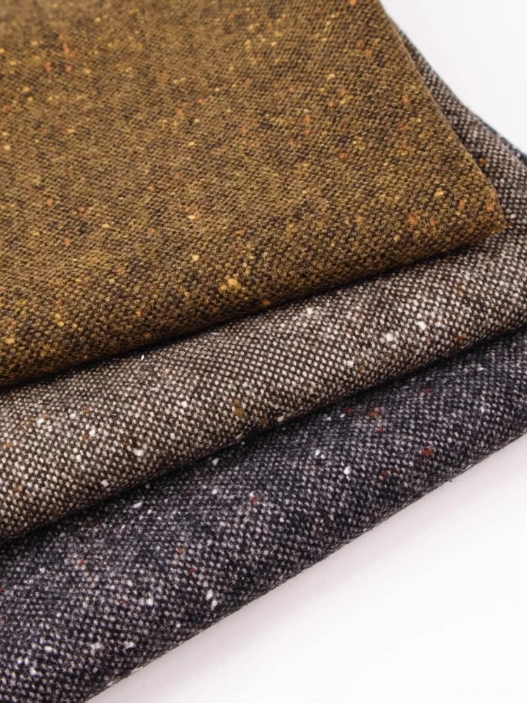 

Hanging Soft Woolen Fabric for Autumn Winter Windbreaker Jacket Suit Set Cloth Per Meter Apparel Diy Sewing Fabrics Material