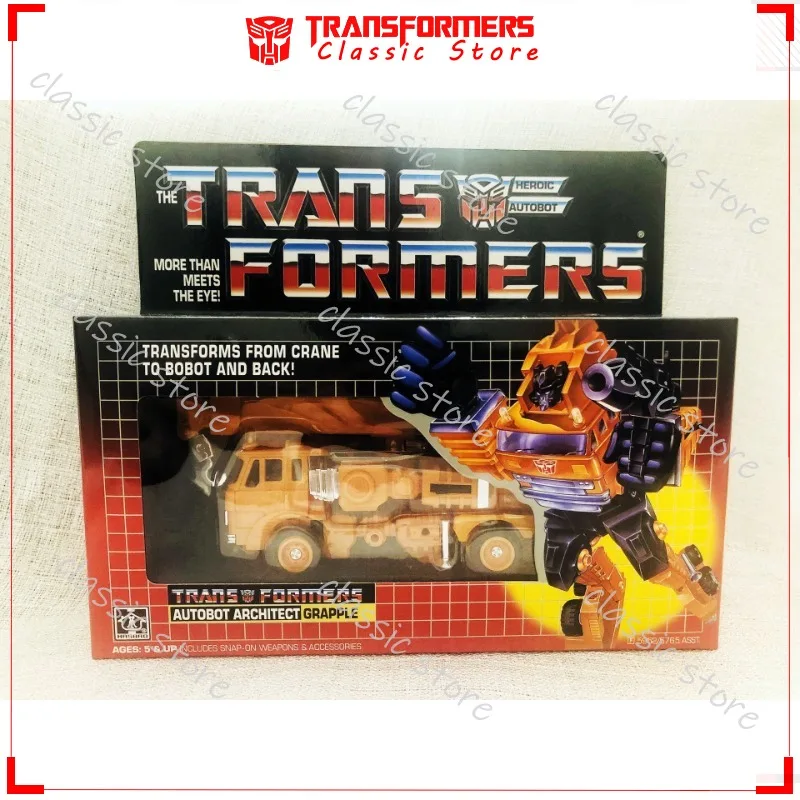 Na Stanie Klasyczne Transformers Zabawki G1 Reissue KO Edition Grapple Cybertron Autoboty Figurki Akcji Kolekcjonerskie Prezenty