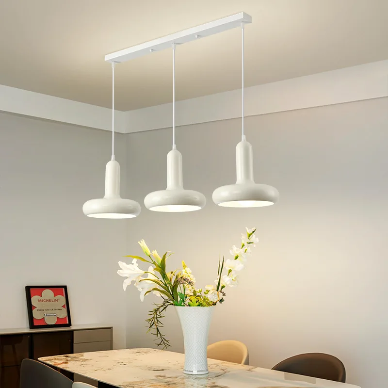 Creme Estilo LED Criativo Lustre Personalizado, Simples e Moderno, Quente e Confortável, Quarto, Cabeceira, Estudo, Varanda, A