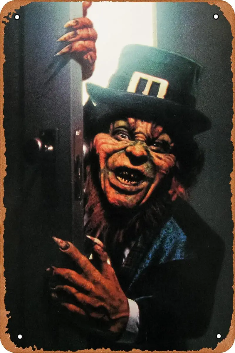 Kobold Horrorfilm Poster Vintage Look Metallschild für Bar Man Cave Garage Home Wall Art Decor Geschenk Retro Blechschild