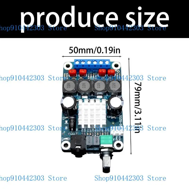 L4MD 12V-24V 50WX2 لوحة الصوت الرقمية مكبر صوت مزدوج قناة مضخم صوت ستيريو