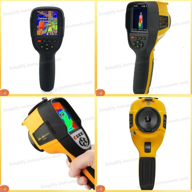Digital Infrared Thermometer with Thermal Imaging Camera 220x160 Resolution SMART SENSOR ST9450 for Industrial HVAC