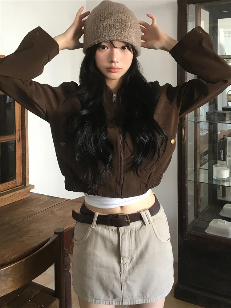 

2025 Women'S Hooded Jackets Spring Autumn Causal Windbreaker Women Basic Jacket Coats Zipper Loose Jackets Famale Oversize