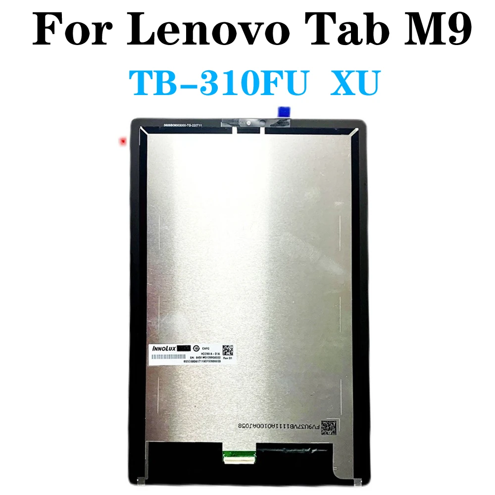 LCD 디스플레이 어셈블리 포함 터치 스크린 디지타이저, 레노버 탭 M9 TB-310FU TB-310XU TB310XC TB310FU 용 9 인치 LCD 디스플레이