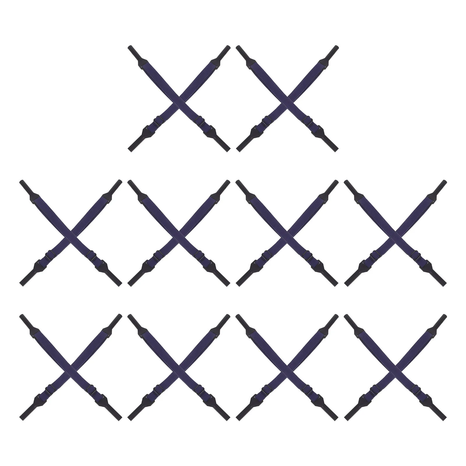 

20pcs Glasses Lanyard Adjustable Elastic Eyewear Cord For Sports Sunglasses Strap Outdoor Sweatproof Rain Resistant Secure Fit