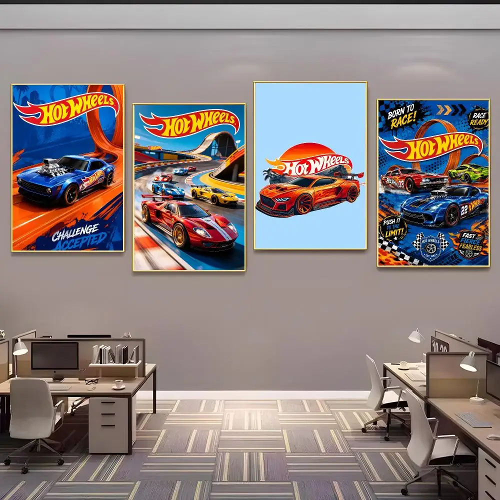 H-Hot Lustige W-WheelsES Malerei Kalligraphie Leinwandbild Kunst für Badezimmer, Wohnzimmer, Wanddekoration