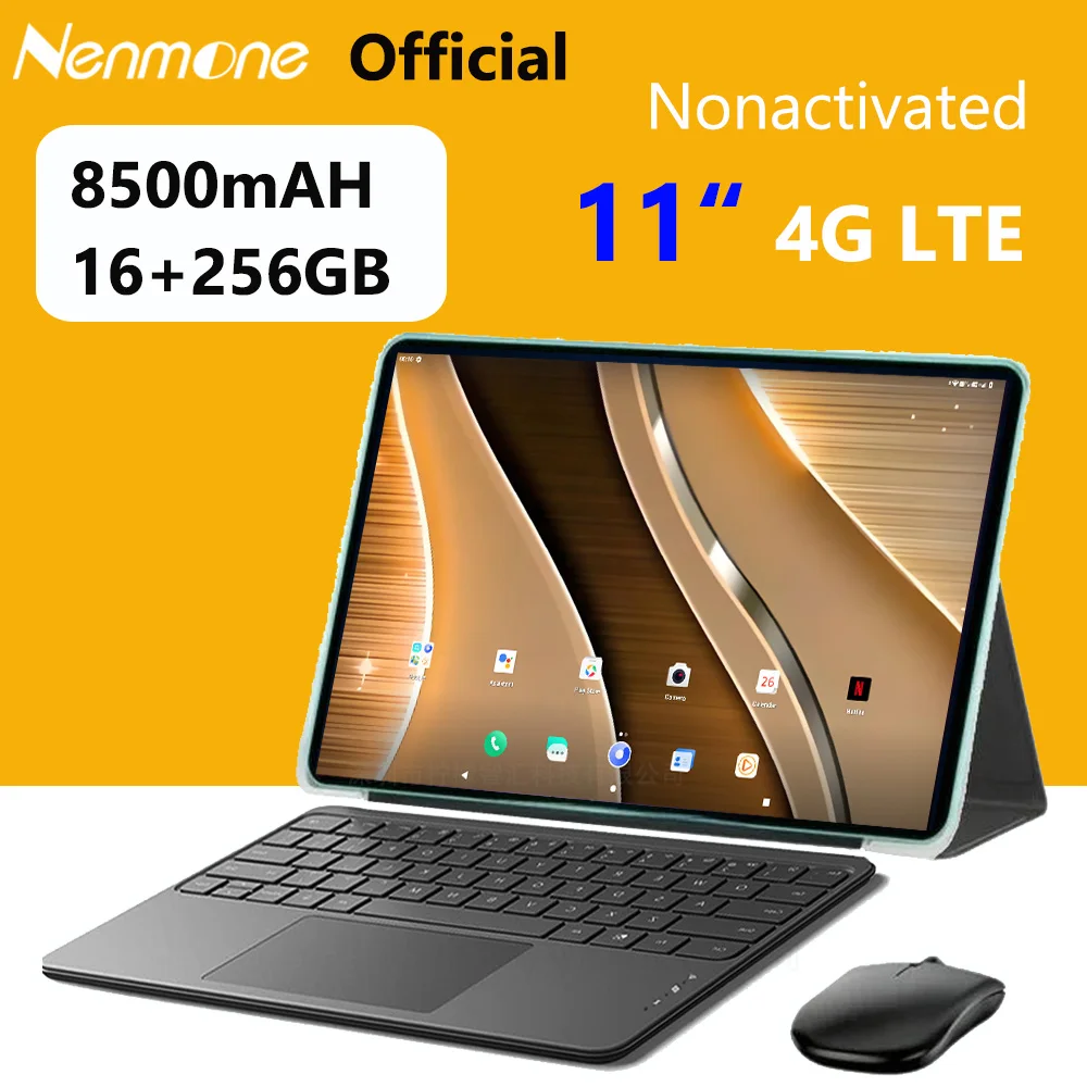 

Глобальная версия Nenmone Q11 Android 15 Планшет 11 "Ультра-прозрачный дисплей 1920*1200, 16 ГБ, 256 ГБ, 8500 мАч, аккумулятор Unisoc T616, восьмиядерный процессор