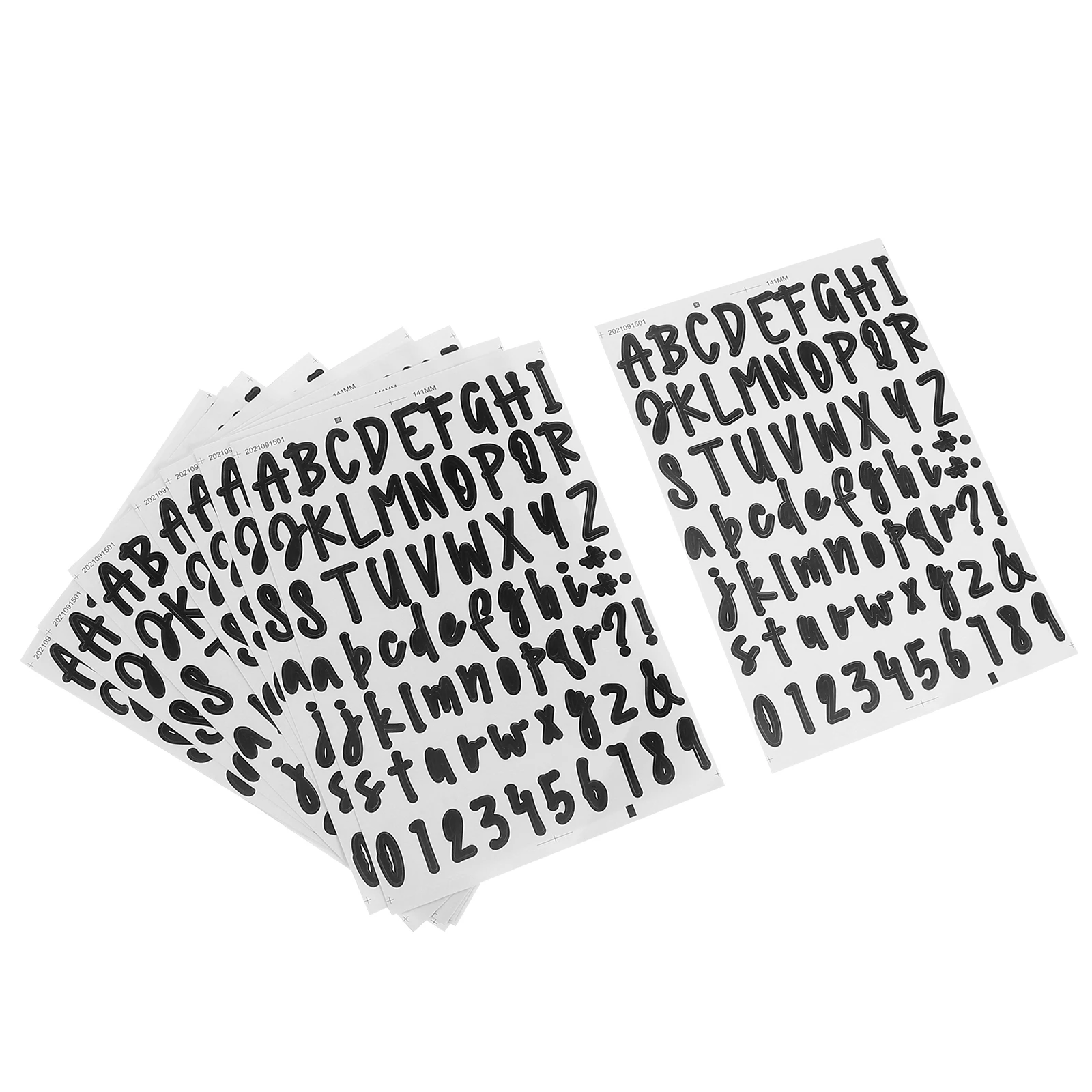 

10 Sheets Vinyl Stickers Letters Numbers Mailbox Decals Waterproof Address Scrapbooking DIY Self Adhesive Garden Supplies