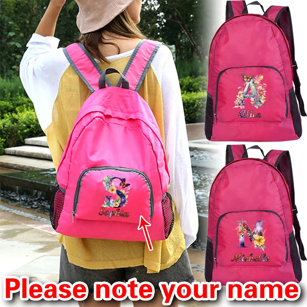 

Персонализированный индивидуальный уличный велосипедный походный рюкзак для мужчин и женщин, портативный складной рюкзак, водонепроницаемый