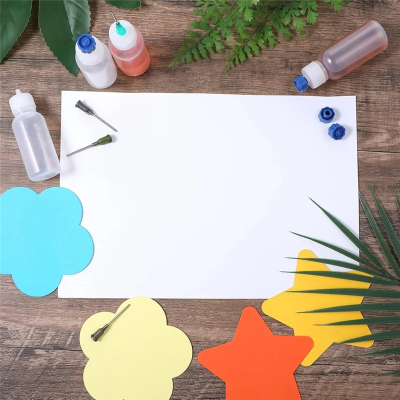 ABJY-6개입 니들 팁 스퀴즈 병, 30ml 플라스틱 스퀴즈 드로퍼 병, 14Ga 16Ga 18Ga 20Ga 블런트 니들 팁 접착제용