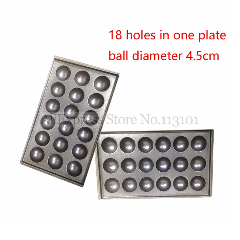 2 قطع 18 ثقوب تاكوياكي الأخطبوط كرات الصواني أطباق شواء غير لاصقة تركيب الملحقات من تاكوياكي تاياكي الهراء Makchines