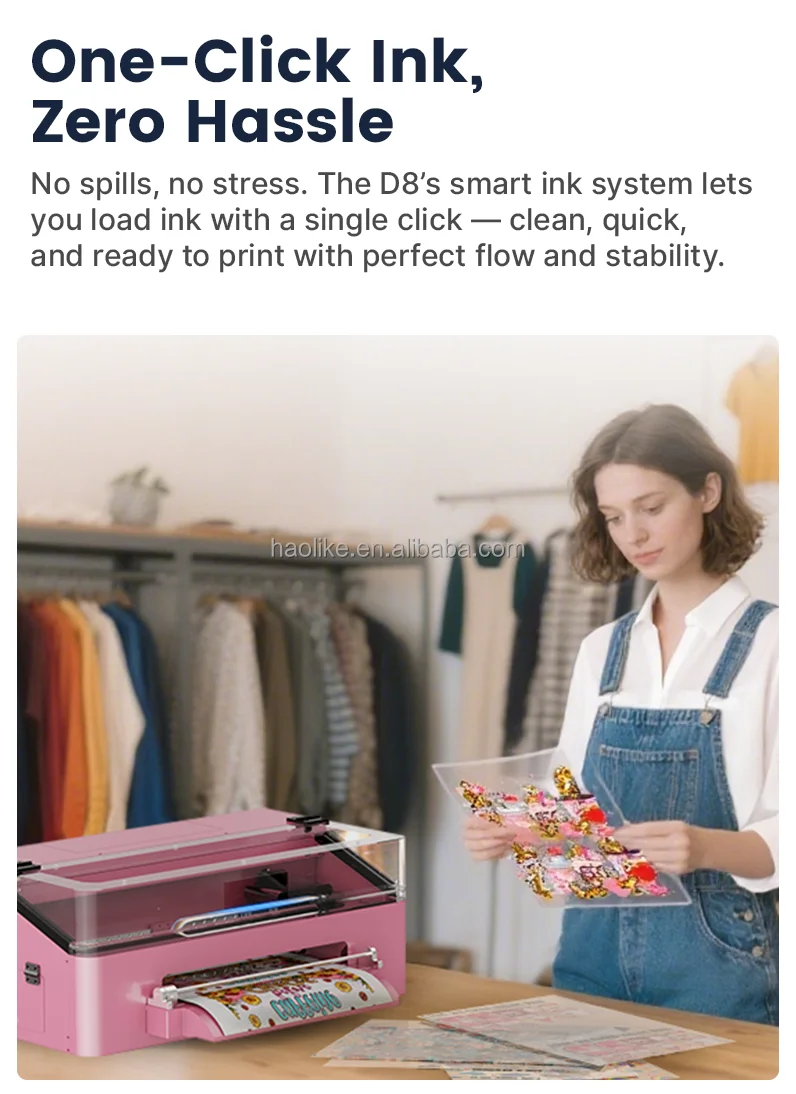Latest Models Haolic 13 Inch Inkjet Machine Dtf Printer DTF Printer Machines For Small Business 30cm A3 Print T-shirt Printing