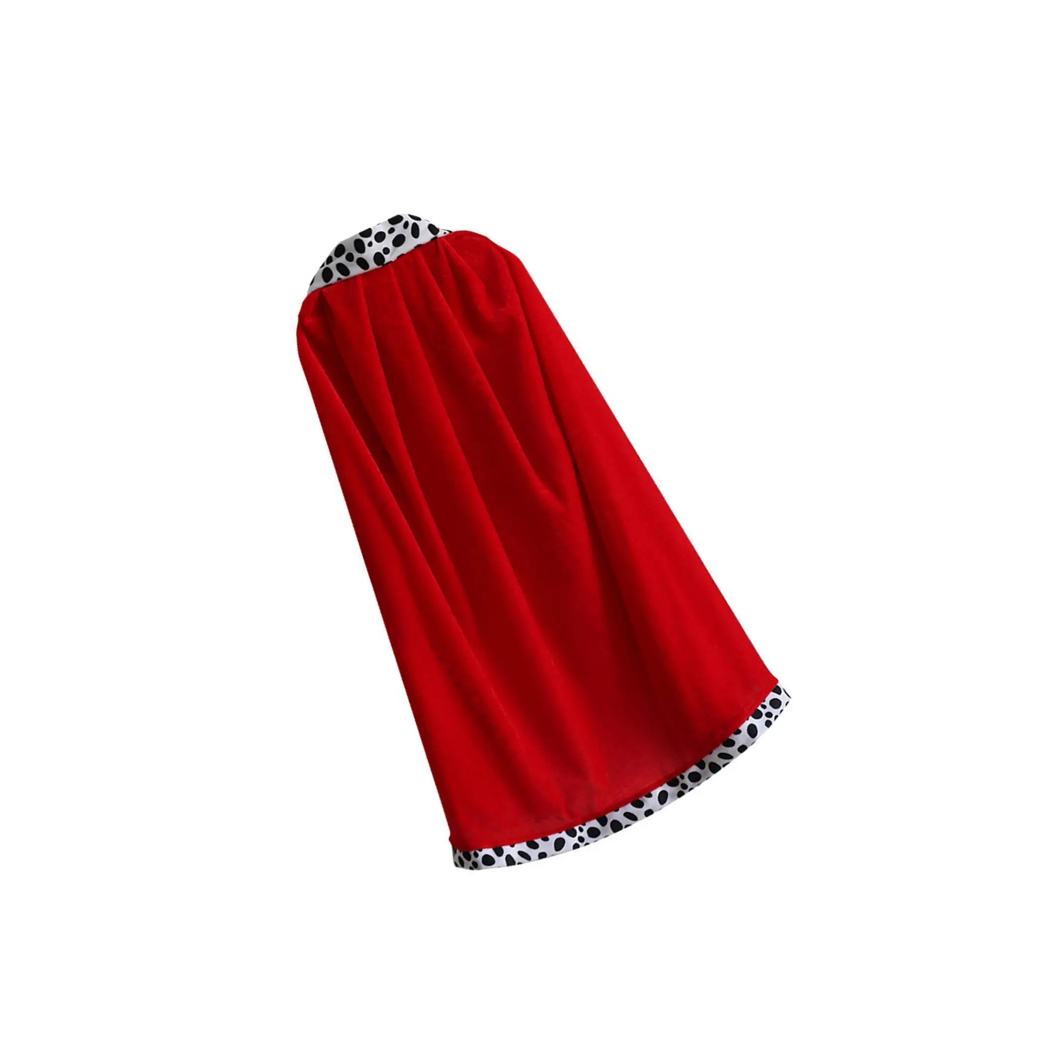 

King Cape King Robe Cloak Costume Accessory for Masquerade Carnival Dress up 90cm for Kids
