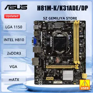 Motherboard ASUS H81M-K Motherboard H81M-K/K31ADE/DP_M LGA 1150 intel H81 mendukung Inti i3-4130 i3-4350 i5-4570 i5-4590 i7-4770 cpu Mikro ATX 10 penjualan terbaik motherboard i5 4590 - №