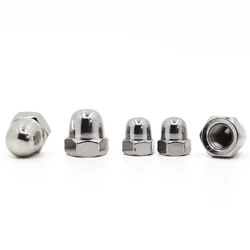 M3 M4 M5 M6 M8 M10 M12 M14 M16 304 Stainless Steel Acorn Cap Nut Decorative Cover Dome Cap Nuts DIN1587