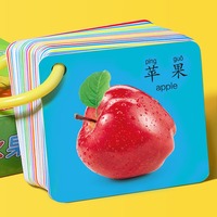 Early Education Enlightenment Book 90 Pages Animal Fruits Numbers Card Cognitive for Children's Literacy Cards Book