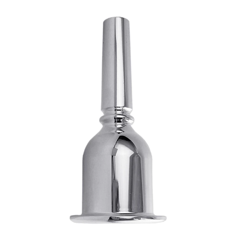 Professional Brass Trombone Mouthpiece Silver Plated Tuba Mouthpiece Enduring