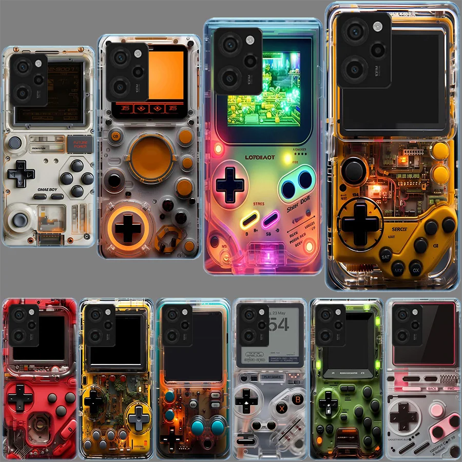 Классический чехол для телефона Game Boy Games для Xiaomi Poco F7 Ultra X7 X5 X6 F6 Pro M5S M6 X3 X4 Mi 15 14 12T 11T 10T F5 F3 M4 Pro 11 Lit