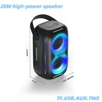 HOPESTAR Party 200mini Wireless Bluetooth Speaker Gaming Sports subwoofer Laptop Home Computer Outdoor TF USB Audio Waterproof