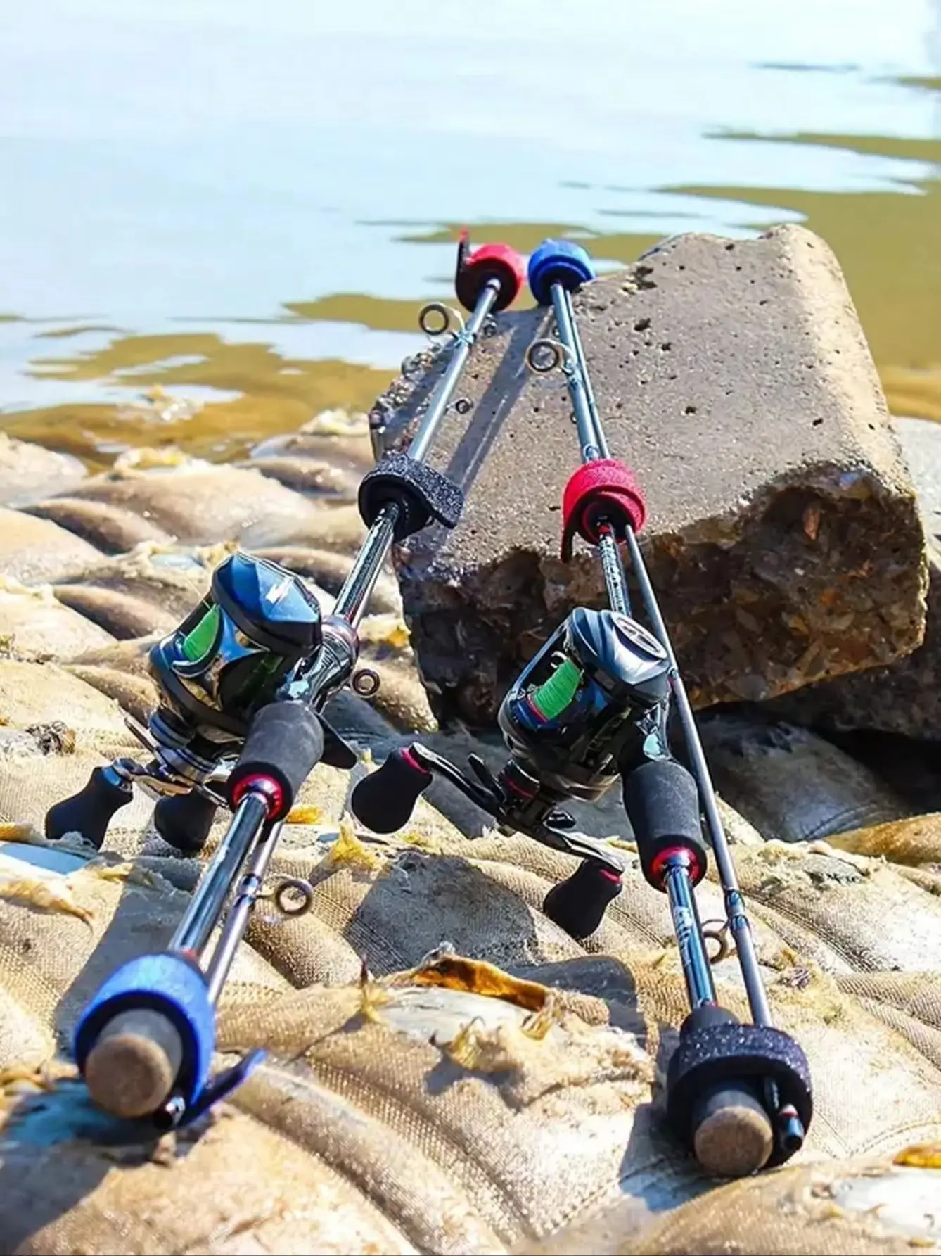 Lure Fishing Rod Holder Belt with Rod Strap, Sling Strap, Fishing Tackle Box, Tool Box Accessories, Rod Binding Strap, Rod Tip Protector, Rod Fixing Strap