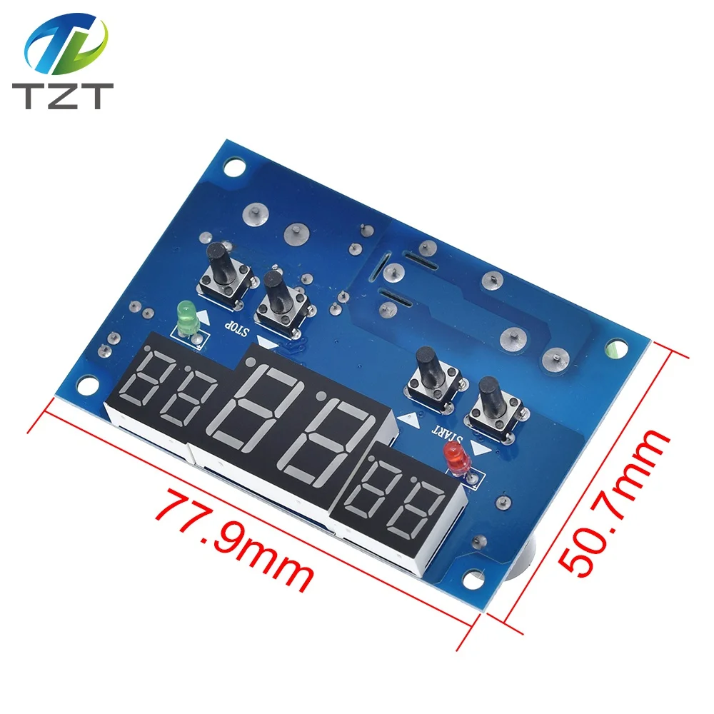 TZT W1401 Thermostat Intelligent Digital Led Display Module Thermostat Temperature Controller Module NTC Sensor Module DC 12V