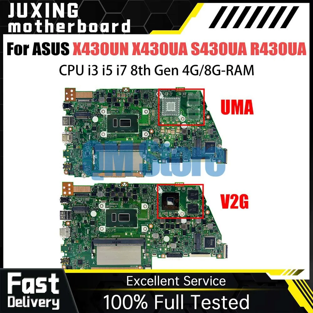 

UX430UQ Motherboard For ASUS ZENBOOK 14 UX430UA UX430UN UX430UNR UX430UQK Laotop Mainboard i5 i7 7th Gen GT940MX UMA