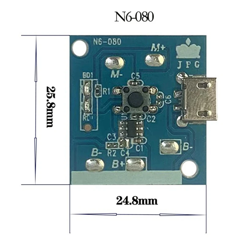 NEW-Multi-Function N9 Small Fan Motherboard PCBA Low Voltage 3.7V Fan Circuit Board Circuit Boards