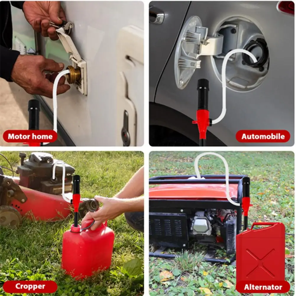 Portable Electric Suction Pump Upgrade Handheld Liquid Siphon Oil Water Fuel Battery Vehicle Powered Gas Transfer Pump Car