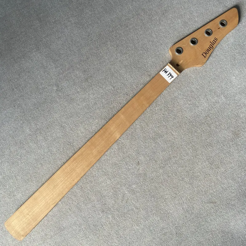 

FN394 Origianl &Genuine Douglas Fret Less Maple Wood 4 String Electric Bass Neck Right Hand Replace&DIY Parts