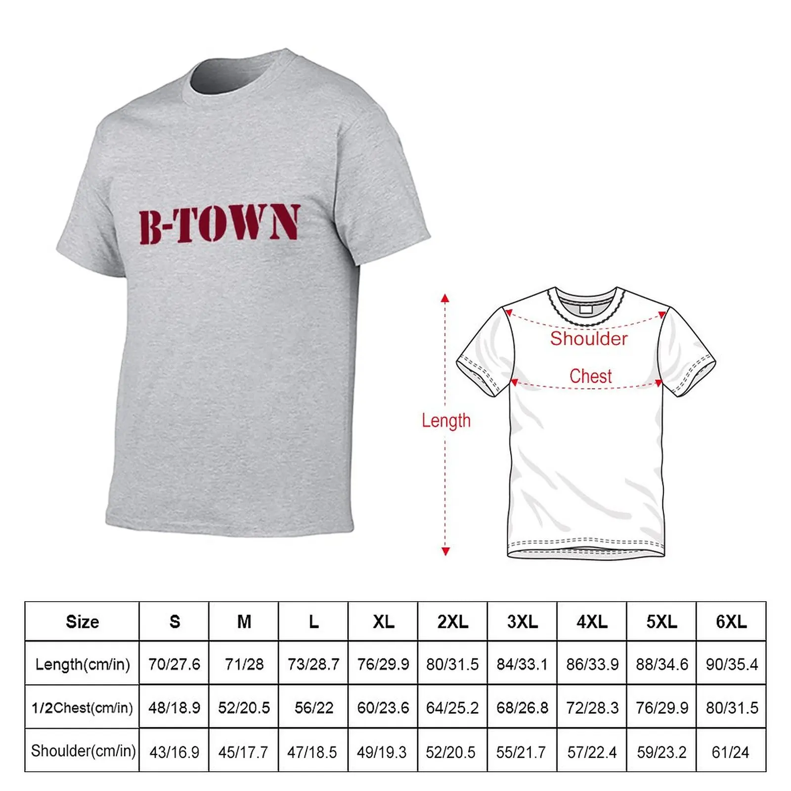 B-Town T-Shirt graphic t shirt plus size tops boys animal print shirt Short t-shirt plain black t shirts men