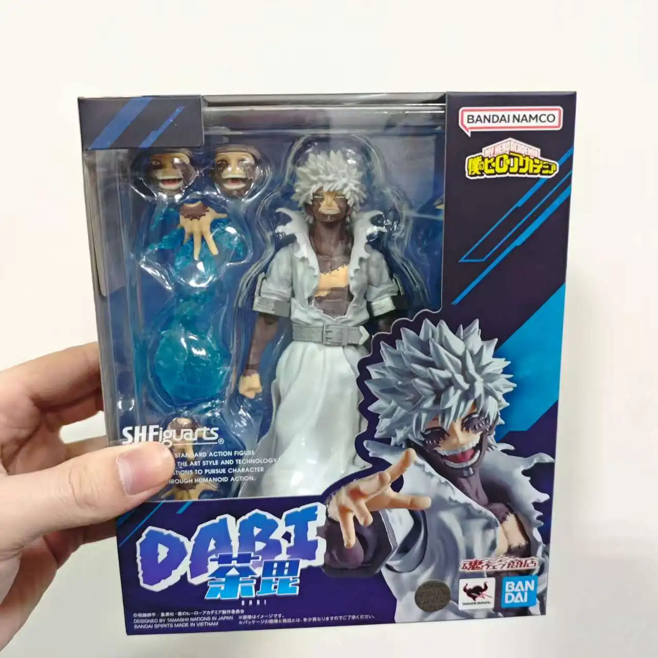 BANDAI My Hero Academia Anime Dabi SHFiguarts Action Figures Modello Figurine Originale Figuarts Decorazione Giocattoli