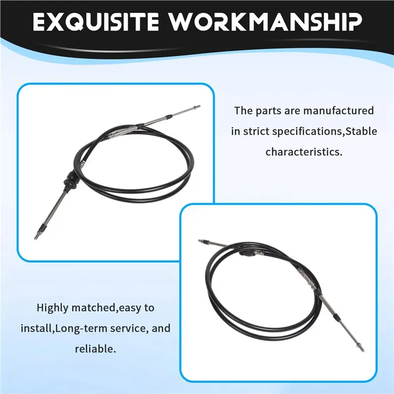 Eco-Friendly 277001438 Steering Cable For PWC SEADOO GTX DI/RXT/GTX/Wake 2002-2014 155/RXT 215/RXT X 255 277001578 277001555