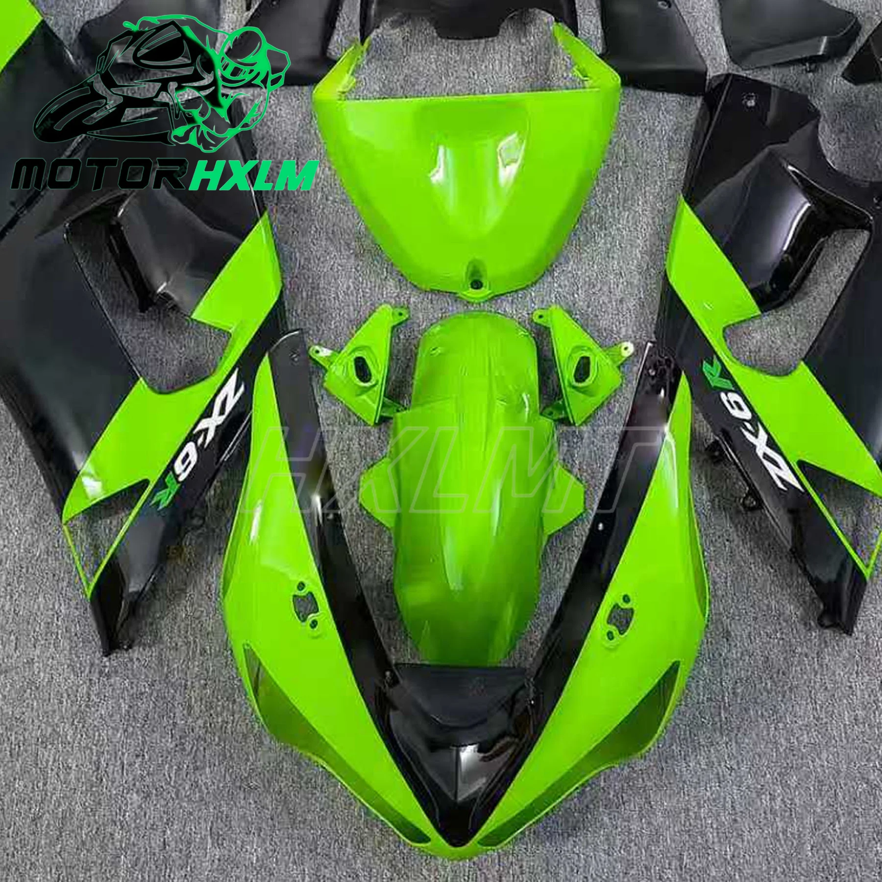Kit carena di alta qualità per Kawasaki ZX6R 636 2005 2006 Kit carena carrozzeria Carenatura carrozzeria Kit carenatura completa Durevole
