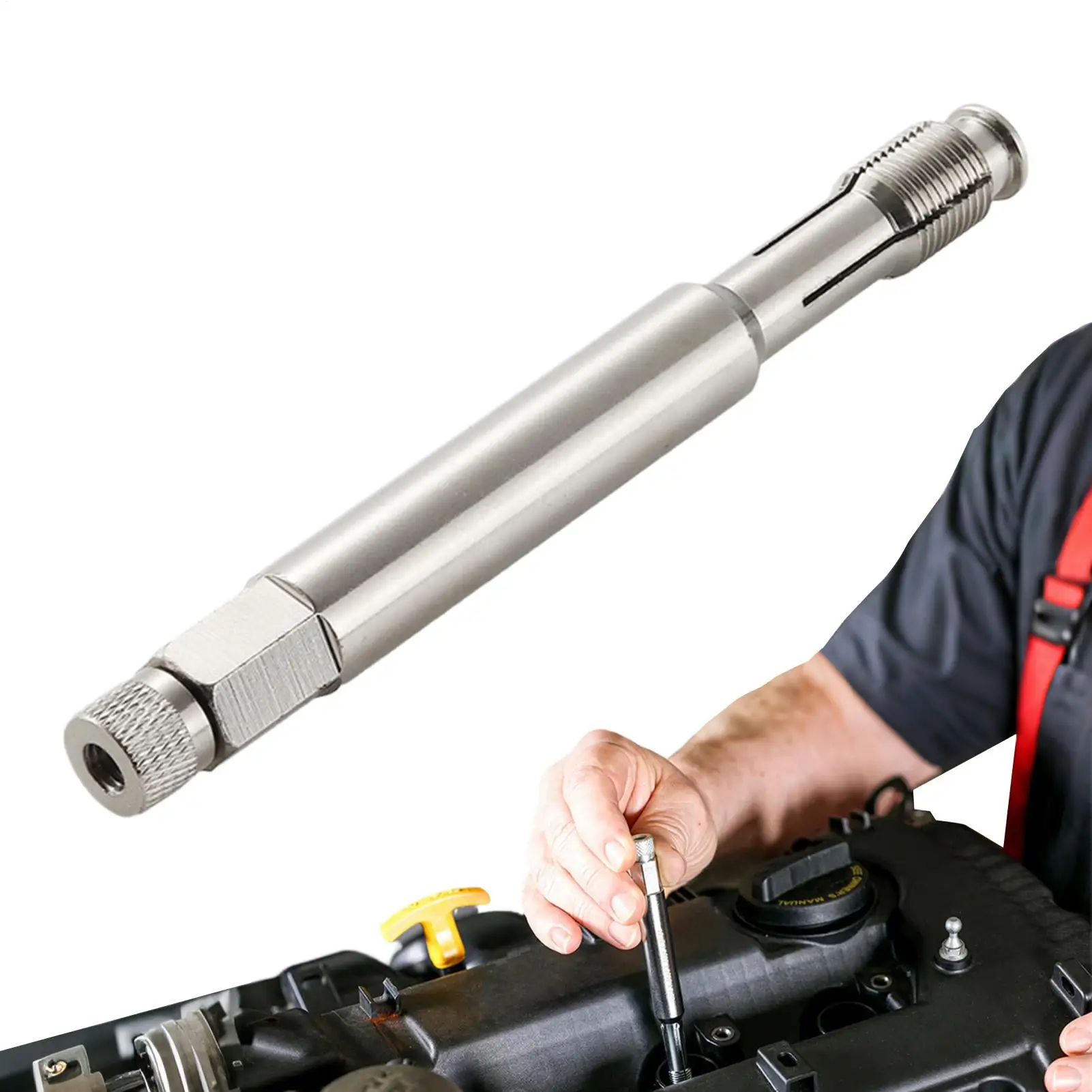 

Инструмент для ремонта резьбы с задним метчиком, инструмент для нарезки резьбы свечи зажигания для M14, безопасная ручка, оборудование для технического обслуживания автомобилей для профессионалов