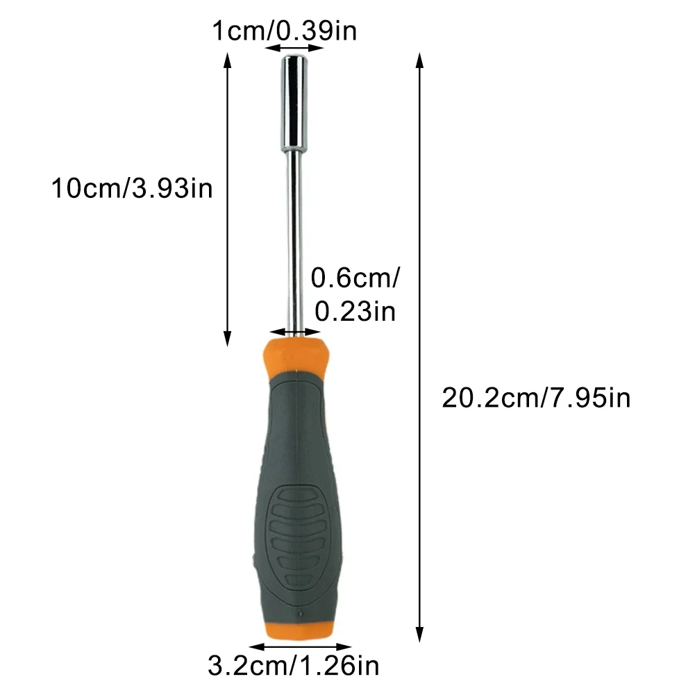 Imagem -06 - Hex Adaptador Chave de Fenda Lidar com Cabeça Magnética Chave de Fenda Bit Titular Biela Magnética Apto para Polegada Adaptador 6.35 mm