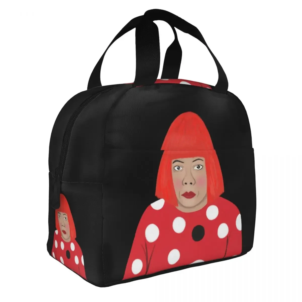 Yayoi Kusama Insulated Lunch Bag Large Yayoi Kusama Art Lunch Container Thermal Bag Tote Lunch Box Food Storage Bags