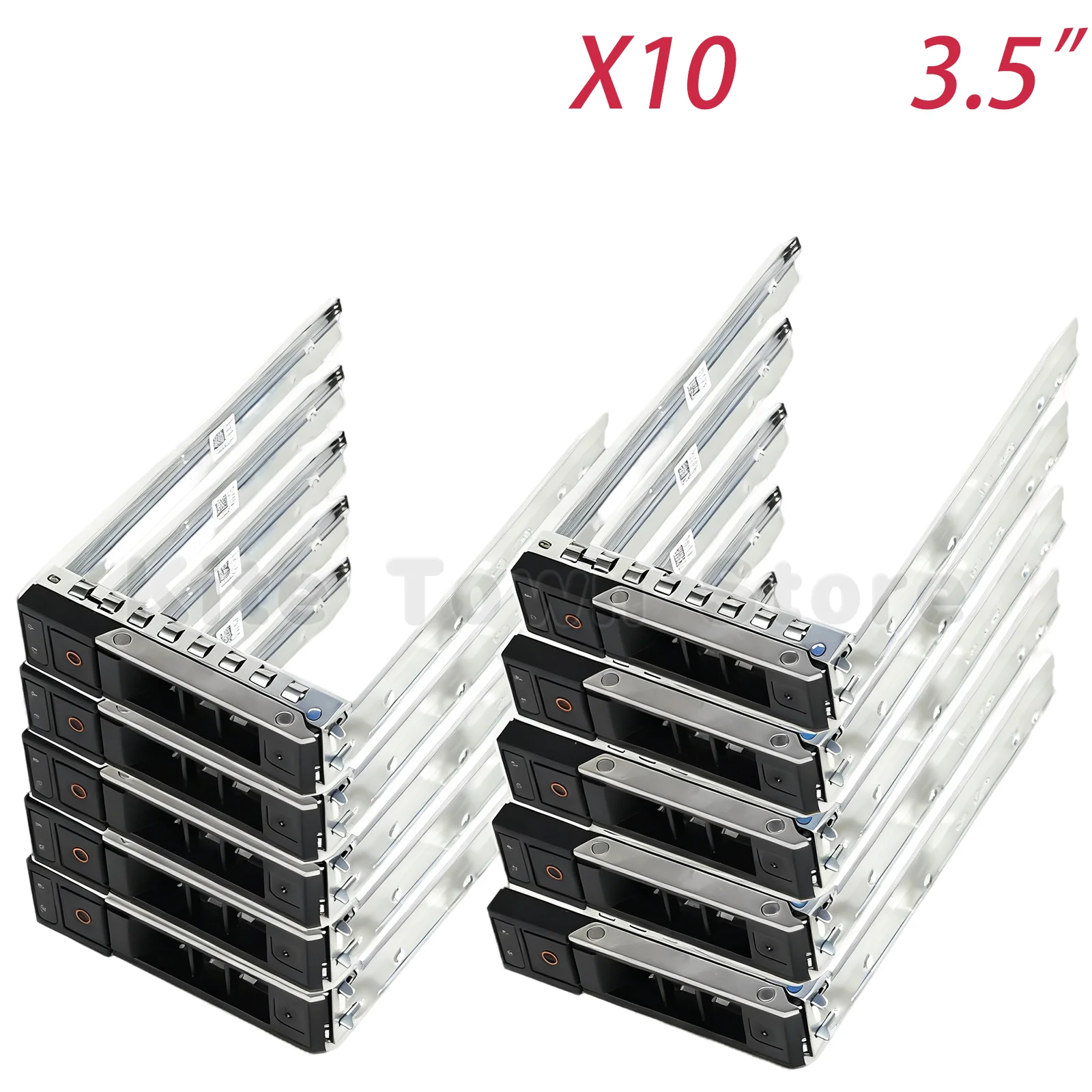 

Lot of 10 3.5" SAS HDD Tray Caddy for Dell G14 G15 G16 R440 R640 R740 R750 R760