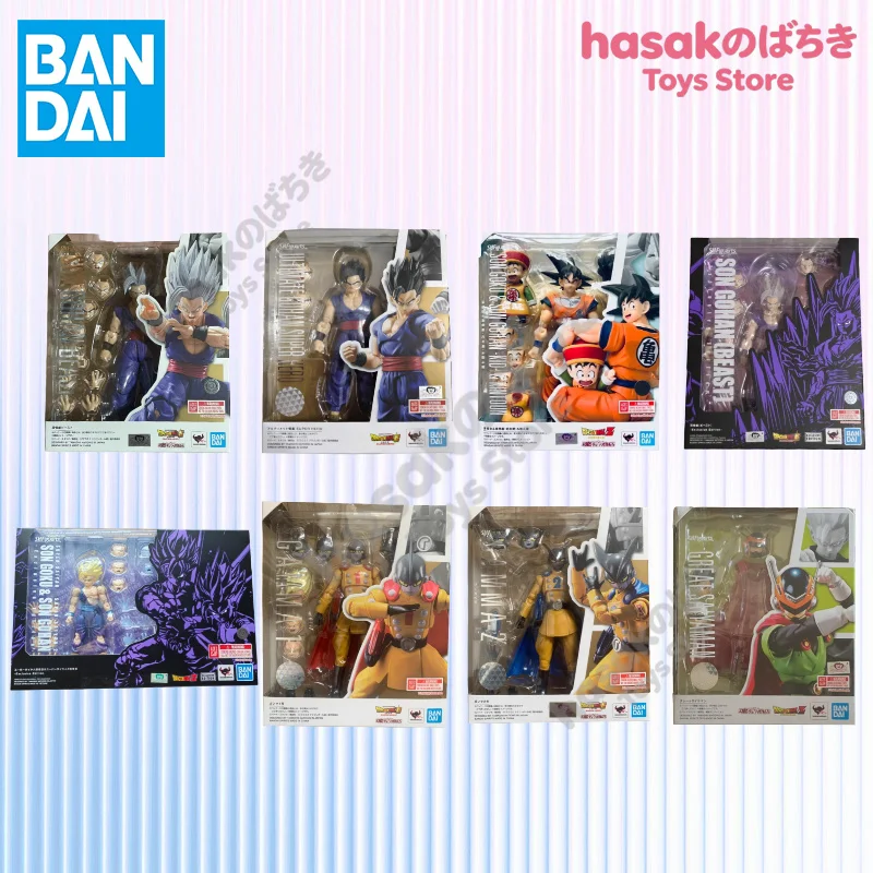 

In Stock BANDAI Original S.H.Figuarts DRAGON BALL SON GOKU SON GOHAN BEAST GAMMA SHF Action Figure Model Toy Gift for Kids